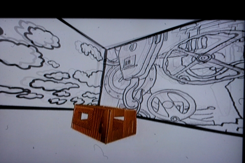 "Uzkārusies" Latvijas Televīzija - ekrānā apkopēji mazgā skatuvi (FOTO) (Bilde 2)