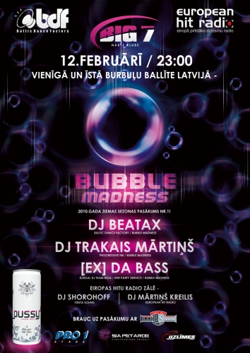 Liepājā burbuļu ballīte “BUBBLE MADNESS” (Bilde 1)