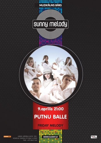 Jau šovakar ,,Sunny melody” grupa „Putnu balle”  (Bilde 1)