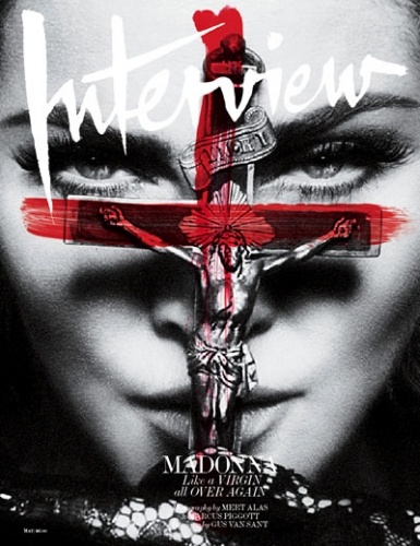 Madonna žurnāla "Interview" maija numurā (Bilde 1)