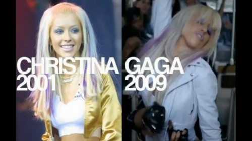 Kristīna Agilera kopē Lady GaGa - vai otrādi? (Bilde 2)