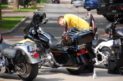 Jūrmalu pārņēmuši iespaidīgi motocikli (FOTO) (Bilde 4)