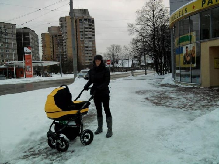 Sanita Kubliņa cīnās ar ziemu (FOTO) (Bilde 1)
