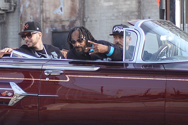 Snoop Dogg un Timati jaunā klipa uzņemšanas laukumā; Kaurāte noteikti sajūsmā (Bilde 4)