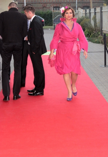 Baiba Sipeniece spožā kleitā "uzspļauj" žurnālistiem un nolamā preses fotogrāfus (Bilde 1)
