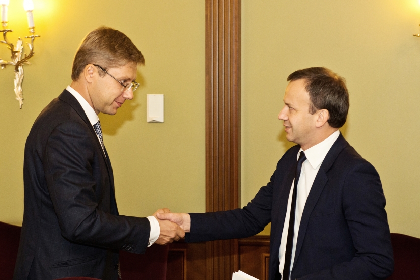 Ušakovs tiekas ar Krievijas vicepremjeru - FOTO (Bilde 3)