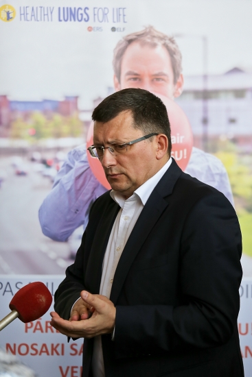 Rīgas Centrālajā dzelzceļa stacijā norisinājusies Pasaules Spirometrijas diena (Bilde 1)