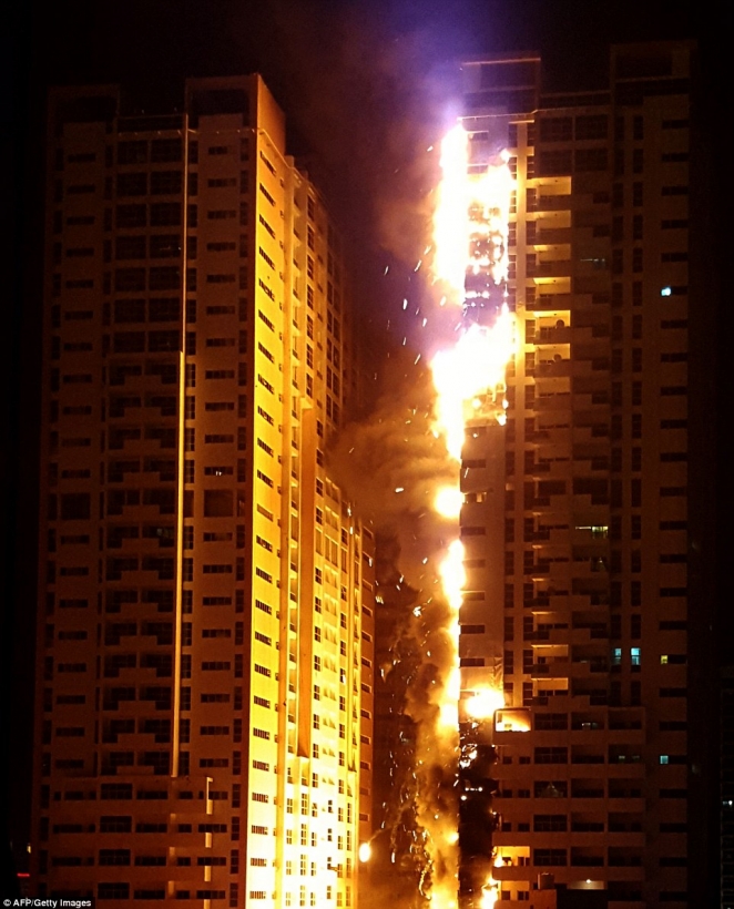 JAUNĀKIE FOTO/VIDEO no Dubaijas ugunsgrēka (Bilde 3)
