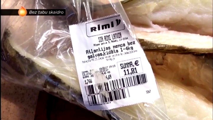 Garšīgas zivtiņas Rimi veikalā Ādažos var nopirkt ar dzīviem tārpiem... (Bilde 1)
