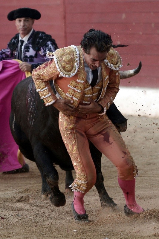 36 gadu vecumā skatītāju pilnā arēnā vērša nobadīts mirst spāņu matadors. FOTO/VIDEO (Bilde 4)