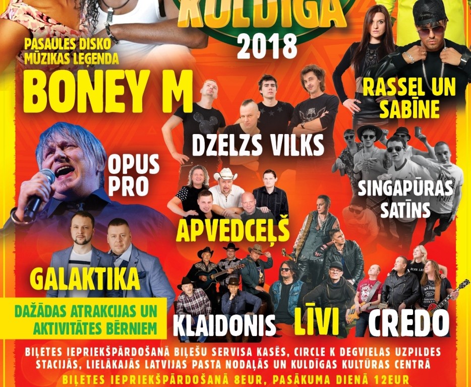 Boney M, CREDO, Klaidonis, Galaktika, LĪVI, Dzelzs Vilks, Galaktika GRANDIOZAJĀ NAKTĪ KULDĪGĀ 2018 (Bilde 4)