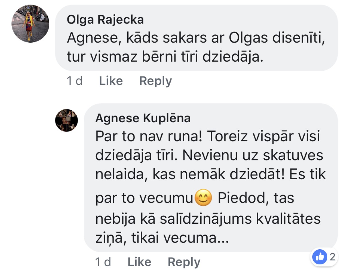 Sabiedrība šokā par Olgas Rajeckas dziesmas izpildījumu jeb, precīzāk, šķību ķērkšanu valsts simtgades koncertā (Bilde 2)