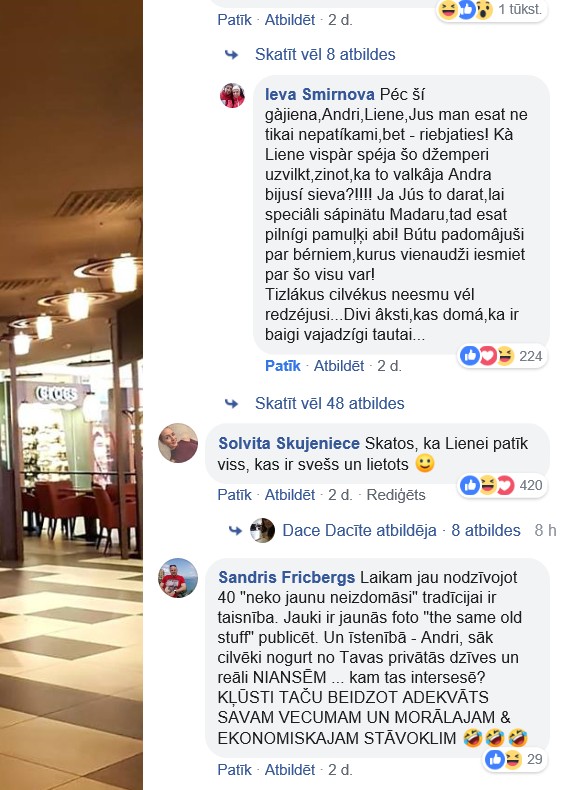 Atkal skandāls! Liene Skulme Madarai Kivičai esot nozagusi drēbes. FOTO (Bilde 4)