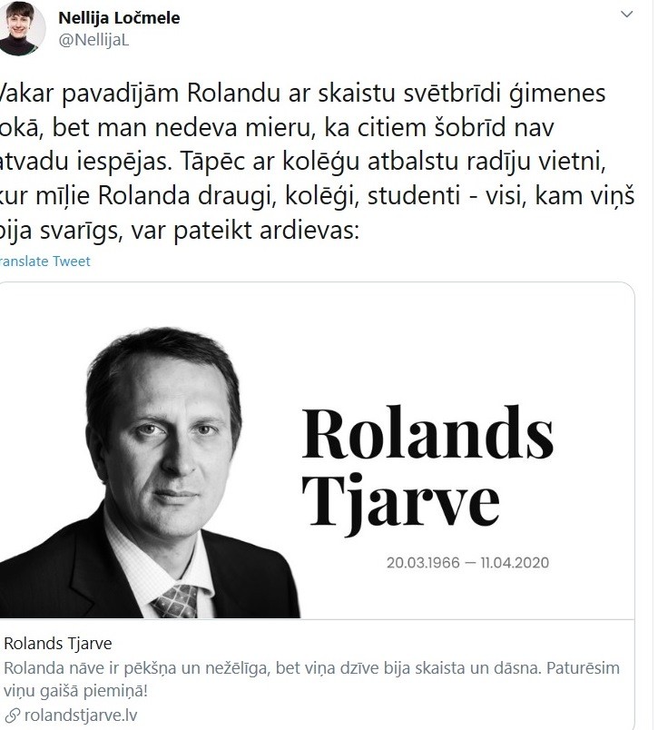 Mans vīrs, kuru nonāvēja Covid-19 (Bilde 1)