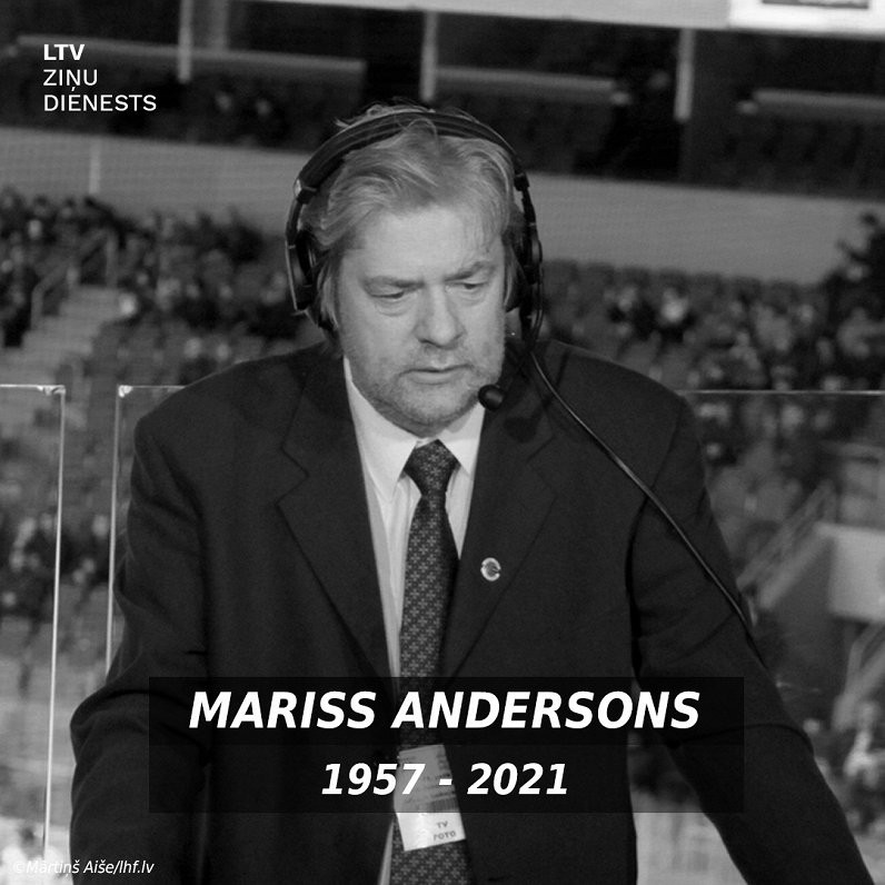 Pāragri mūžībā aizsaukts izcilais sporta žurnālists, olimpiāžu un hokeja komentētājs Mariss Andersons (Bilde 1)