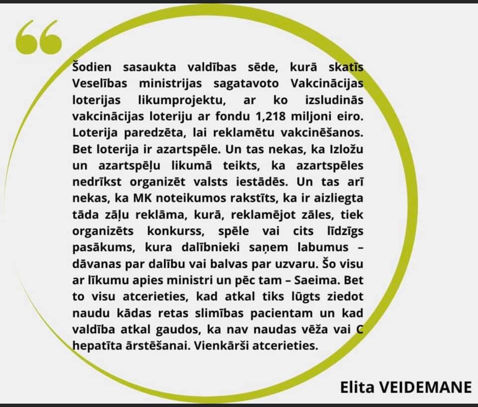 Nācija šokā! 1,2 miljoni EUR vakcinācijas loterijai no mūsu nodokļu maksātāju naudas  (Bilde 3)