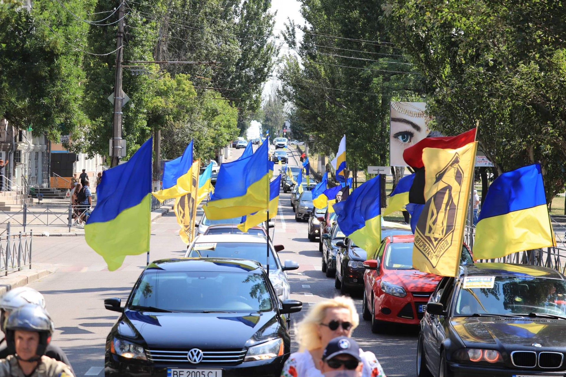 Uzmanību zibakcija! Auto Brīvības brauciens ar Ukrainas karogiem gar Krievijas vēstniecību. Aicināti visi! (Bilde 3)