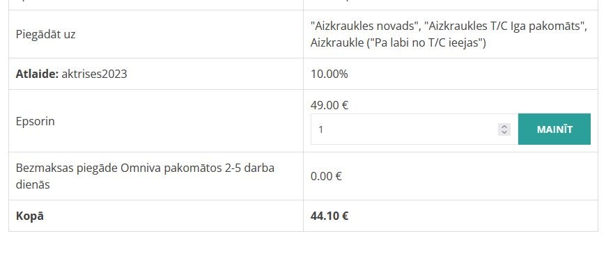 Epsorīns par īpašu cenu! Iesaka Olga Dreģe, Mirdza Martinsone un Jānis Paukštello (Bilde 4)