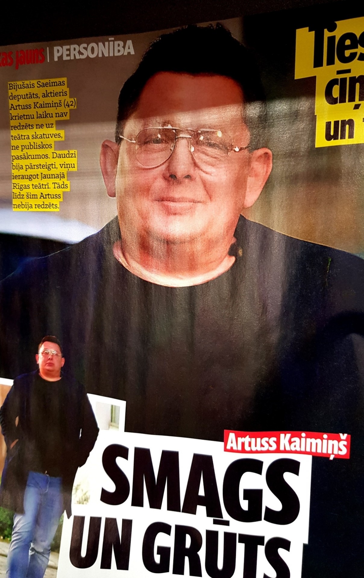 Rijīgs gads! Bijušais Saeimas deputāts Artuss Kaimiņš kļuvis resns līdz nepazīšanai. FOTO (Bilde 2)