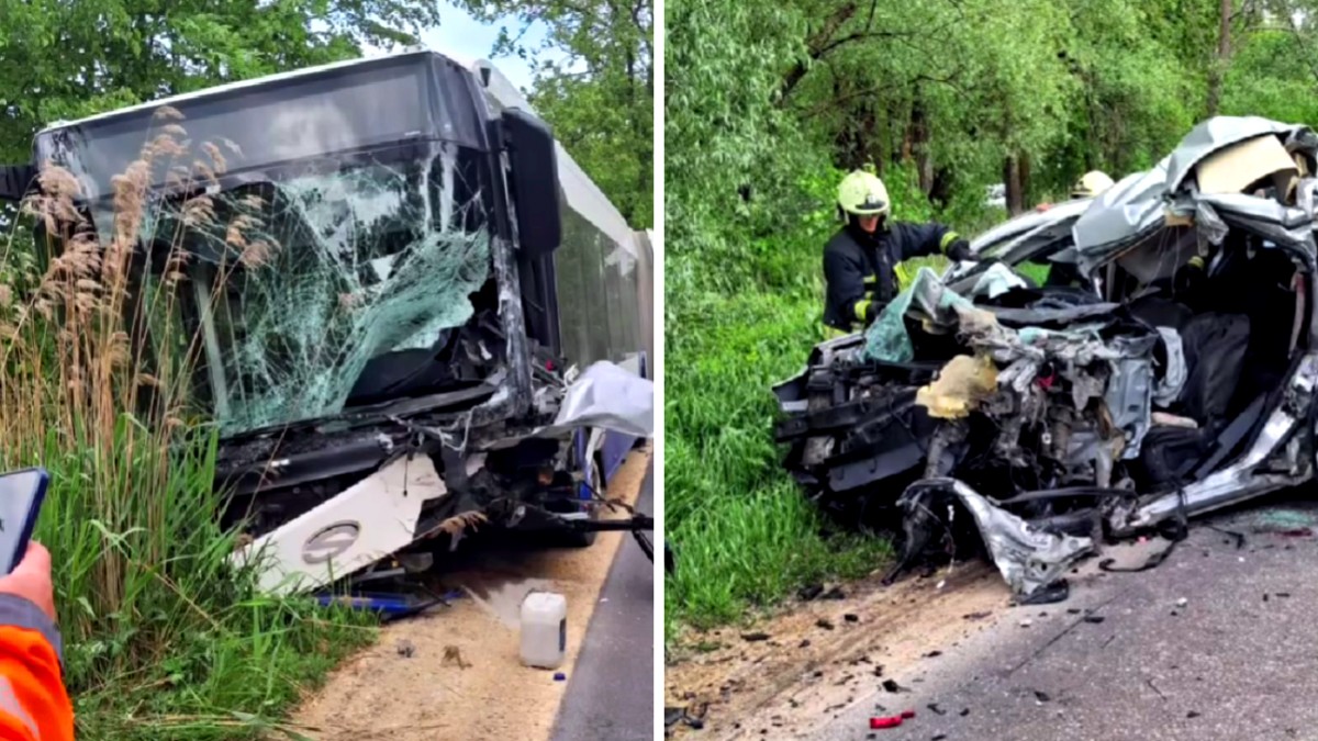 FOTO. Līdz asarām… Rīgas Satiksmes 3. autobuss sadragāts lupatās, cietuši cilvēki un nosities šoferis (Bilde 4)