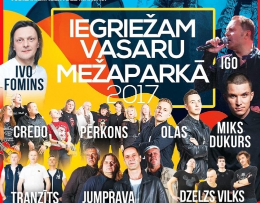 Lielkoncerts IEGRIEŽAM VASARU MEŽAPARKĀ 2017 jau šonedēļ