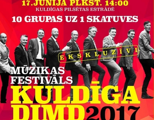 KULDĪGAS FESTIVĀLS: LĪVI, PĒRKONS, LABVĒLĪGAIS TIPS, LAUKU MUZIKANTI, MENUETS, APVEDCEĻŠ