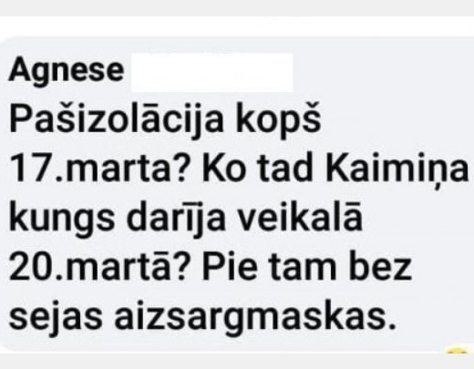 Ar koronavīrusu inficētā Artusa Kaimiņa skandāls: Ļaudis šokā, ka deputāts melo un ir "vazājies apkārt" bez aizsargmaskas