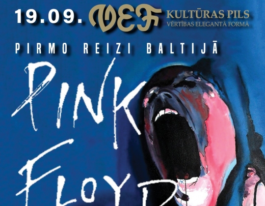 19. septembrī VEF Kultūras pilī notiek grupas PINK FLOYD multimediāls šovs THE WALL