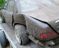 Tāda izskatās Egona REITERA sasistā automašīna (FOTO)