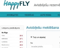 Paņem tikai naudu! Krāpnieku aviobiļešu portāls Happyfly.lv