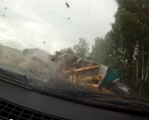 Ekskluzīvs video: Salaspils šaušalīgās avārijas brīdis