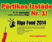 Laimē 2 ieejas kartes uz lielāko degustāciju un pārtikas izstādi 'Riga Food' Ķīpsalā