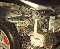 Tīnūžu šosejas 7 mašīnu autokatastrofā atkal piedzērušies jaunieši