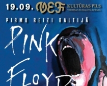 19. septembrī VEF Kultūras pilī notiek grupas PINK FLOYD multimediāls šovs THE WALL