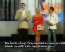 No "Jaunā viļņa" TV ētera izgrieztais joks par deportāciju ( VIDEO ar skaņu)